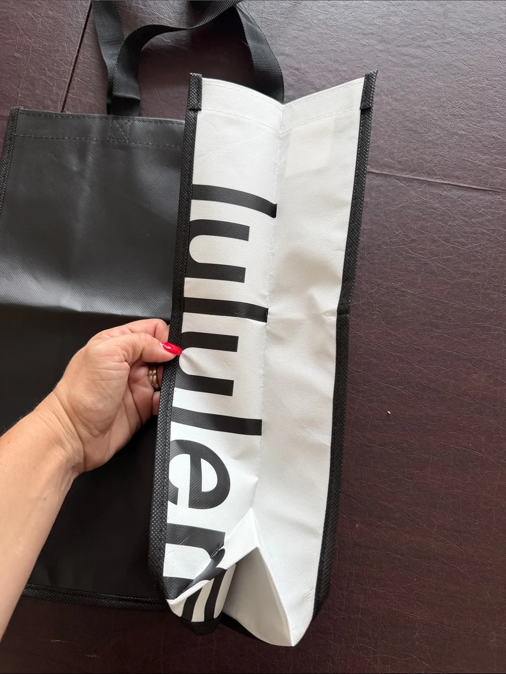 lululemon athletica Black Tote Bag NEW